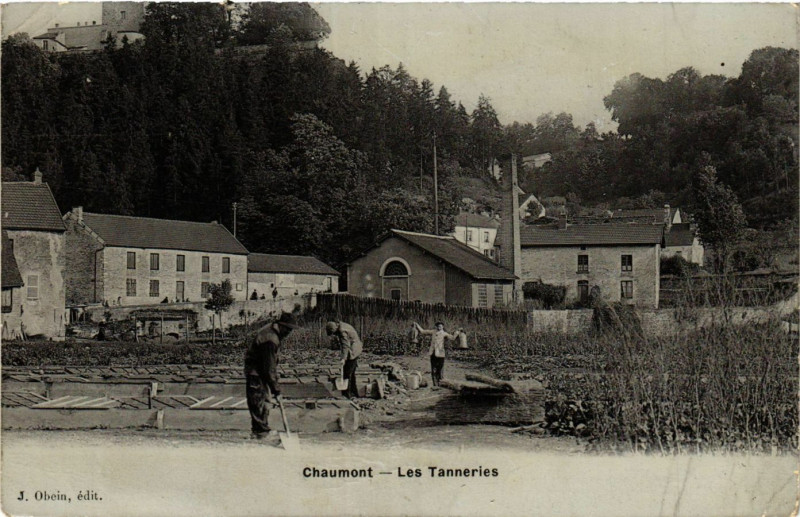 Carte postale ancienne Chaumont - Les Tanneries à Chaumont
