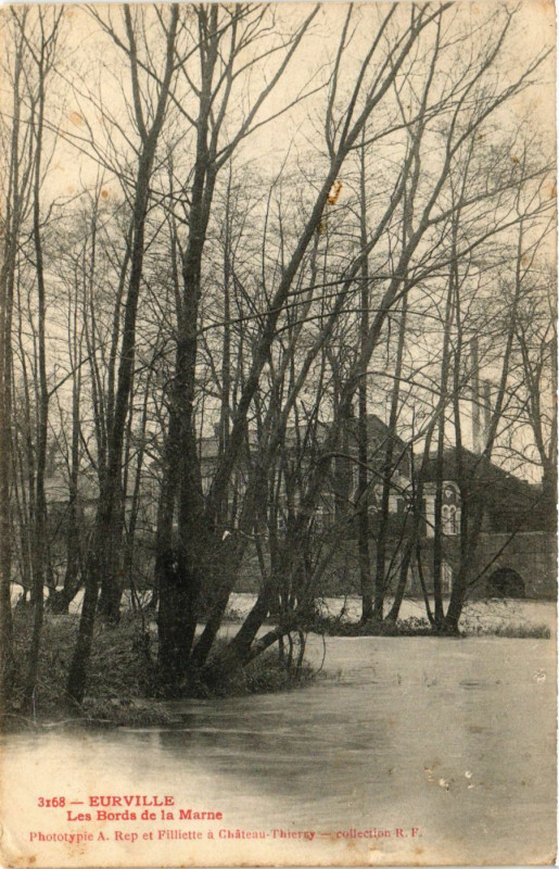 Carte postale ancienne Eurville - Les Bords de la Marne