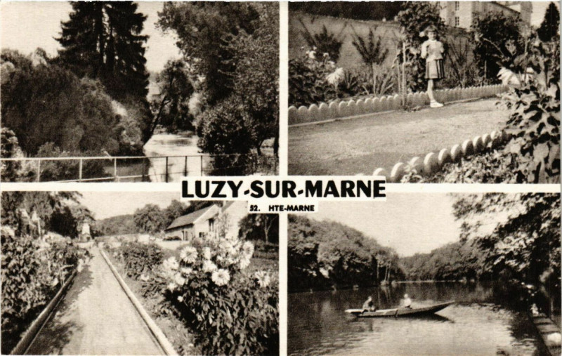 Carte postale ancienne Luzy sur Marne à Luzy-sur-Marne