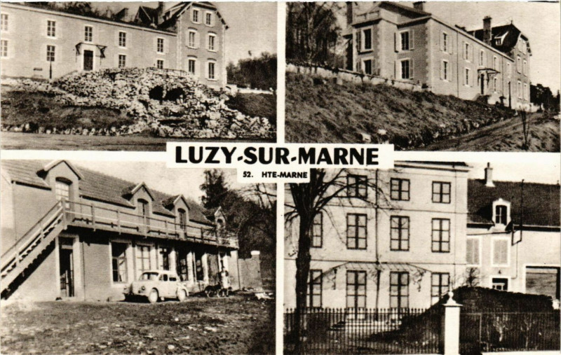 Carte postale ancienne Luzy sur Marne à Luzy-sur-Marne