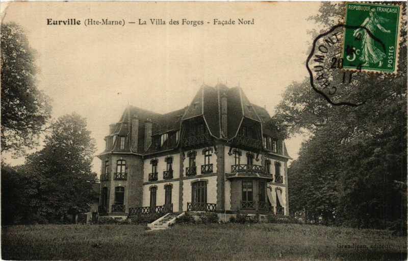 Carte postale ancienne Eurville - La Villa des Forges à Orges