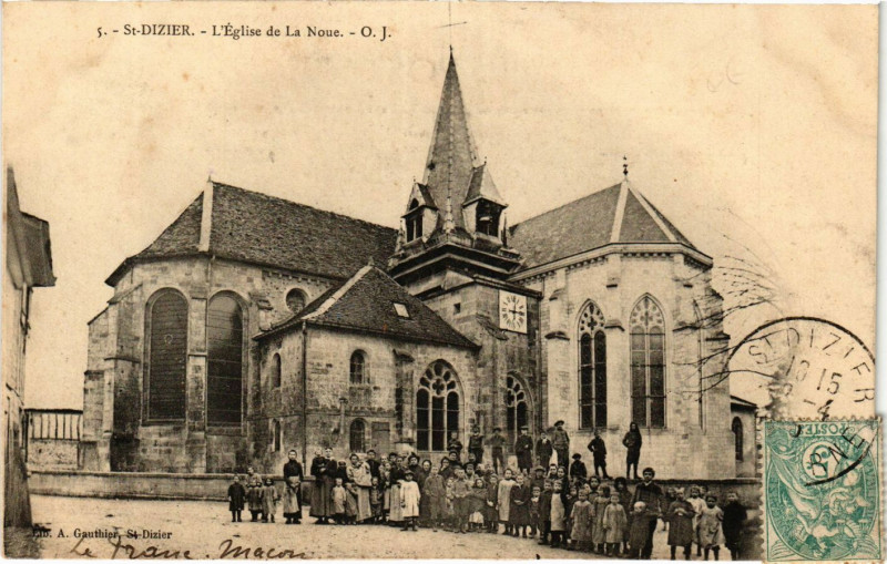 Carte postale ancienne Saint-Dizier - L'Eglise de la Noue à Saint-Dizier