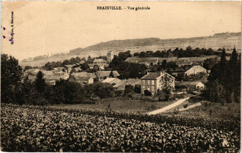 Carte postale ancienne Brainville - Vue generale