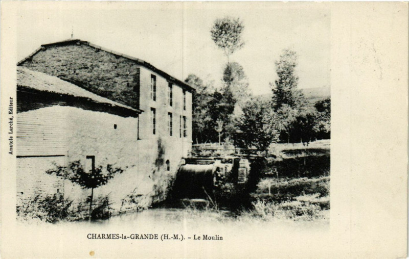 Carte postale ancienne Chamres la Grande - Le Moulin