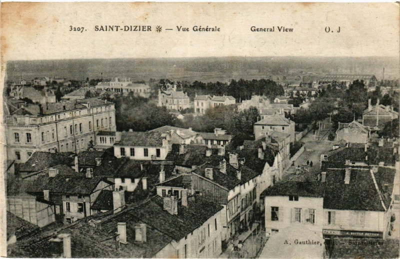 Carte postale ancienne Saint-Dizier - Vue generale à Saint-Dizier