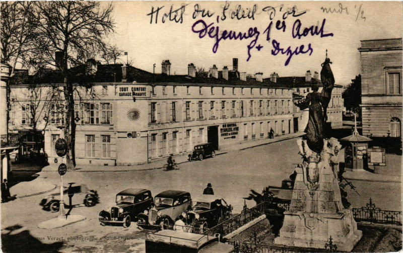 Carte postale ancienne Hotel du Soleil d'Or