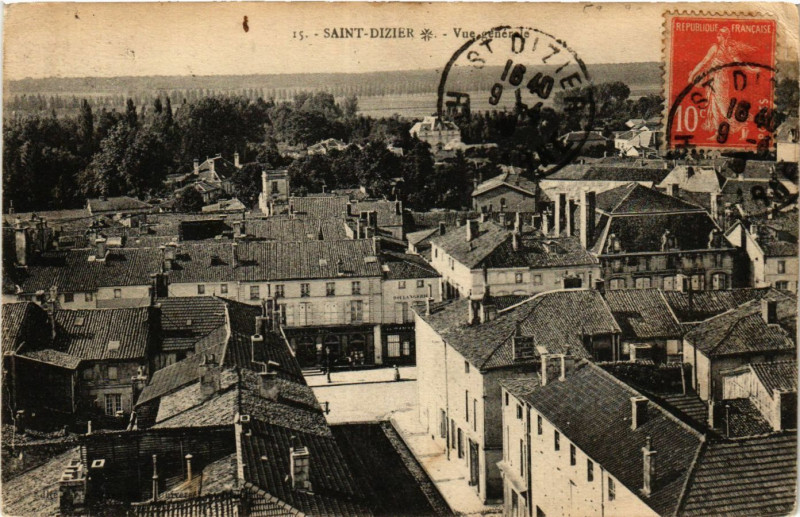 Carte postale ancienne Saint-Dizier - Vue generale à Saint-Dizier