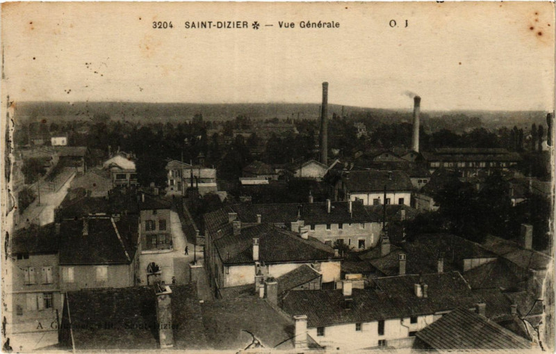 Carte postale ancienne Saint-Dizier - Vue generale à Saint-Dizier