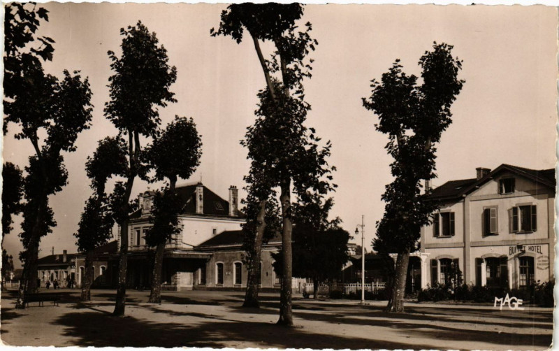 Carte postale ancienne Saint-Dizier - La Gare à Saint-Dizier