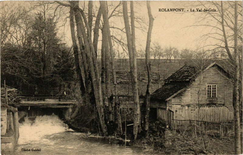 Carte postale ancienne Rolampont - Le Val de Gris à Rolampont