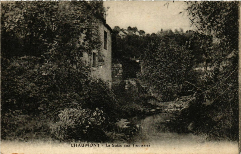 Carte postale ancienne Chaumont - La Suize aux Tanneries à Chaumont