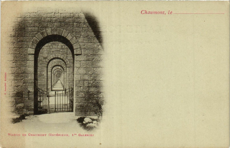 Carte postale ancienne Chaumont à Chaumont