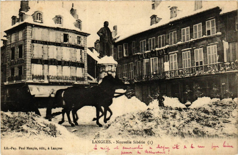 Carte postale ancienne Langres - Nouvelle Siberie à Langres