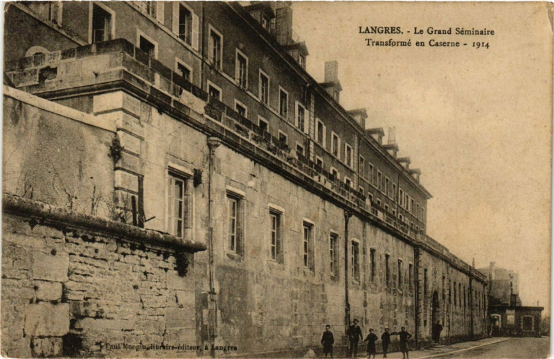 Carte postale ancienne Langres - Le Grand Seminaire à Langres