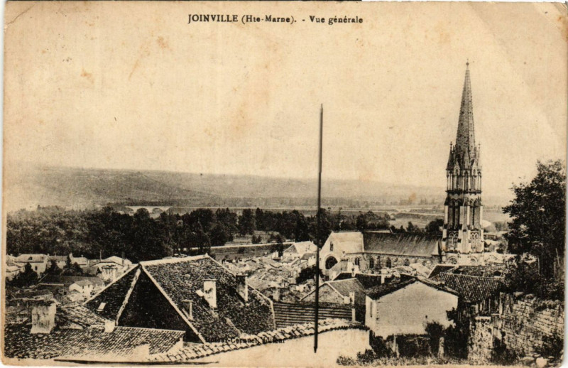 Carte postale ancienne Joinville - Vue generale à Joinville