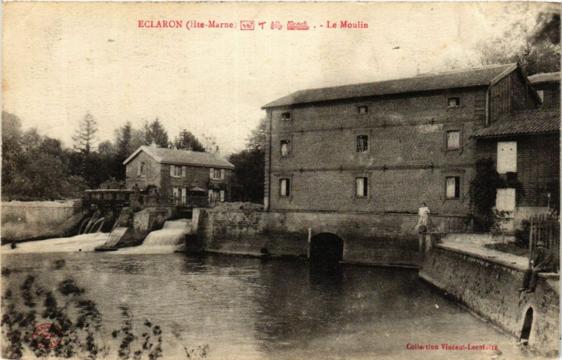 Carte postale ancienne Eclaron - Le Moulin