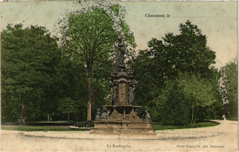 Carte postale ancienne Chaumont , le ... - Le Boulingrin à Chaumont