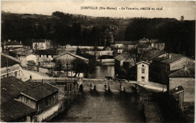 Carte postale ancienne Joinville (Hte-Marne) - Le Poncelot, réédifilé en 1646 à Joinville