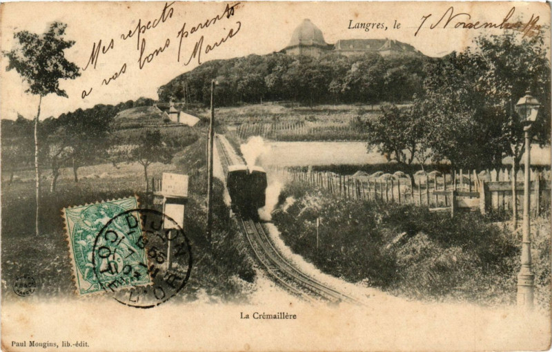 Carte postale ancienne Langres , le ..- La Crémailliére à Langres