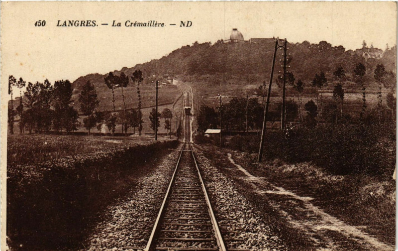 Carte postale ancienne Langres - La Crémaillére à Langres