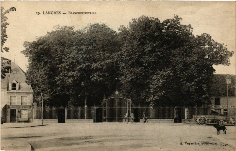 Carte postale ancienne Langres - Blanchefontaine à Langres