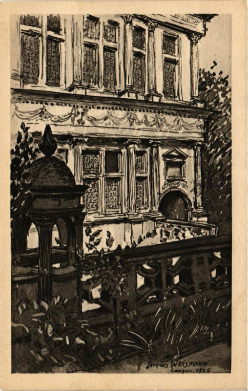 Carte postale ancienne Jacques Weismann