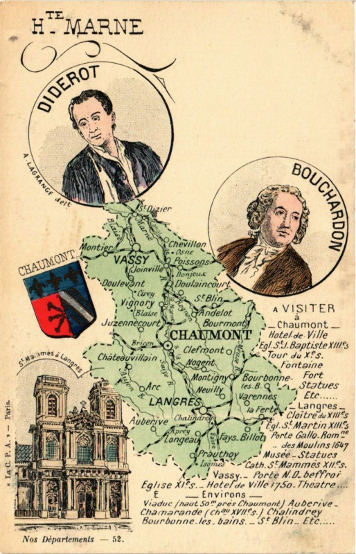 Carte postale ancienne Haute Marne
