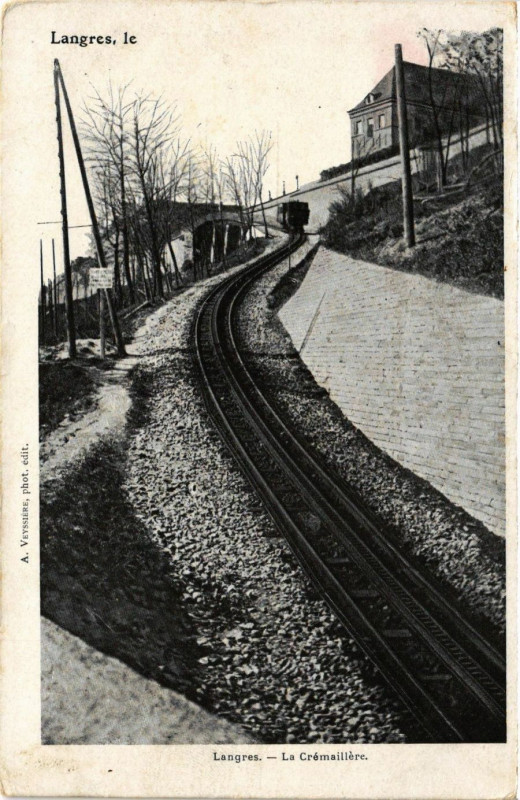 Carte postale ancienne Langres - La Cremaillere à Langres