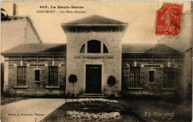 Carte postale ancienne Chaumont - Les Bains Chaumont à Chaumont