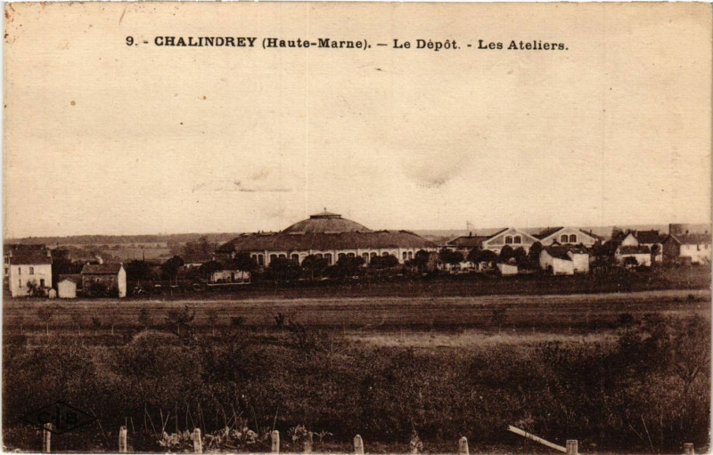 Carte postale ancienne Chalndrey - Le Depot