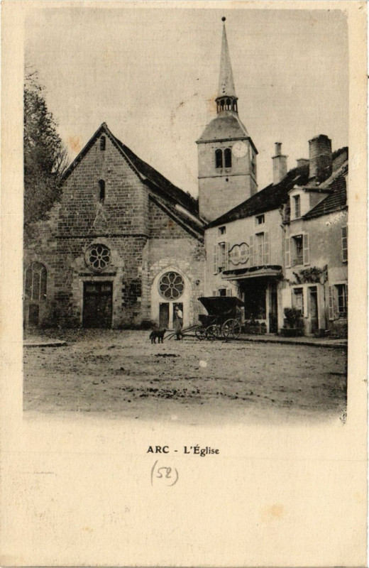 Carte postale ancienne Arc - L'Eglise