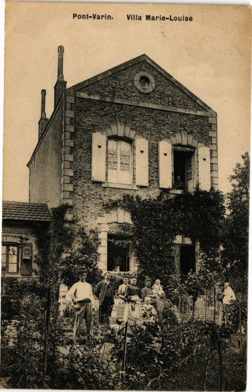 Carte postale ancienne Pont-Varin - Villa Marie-Louise