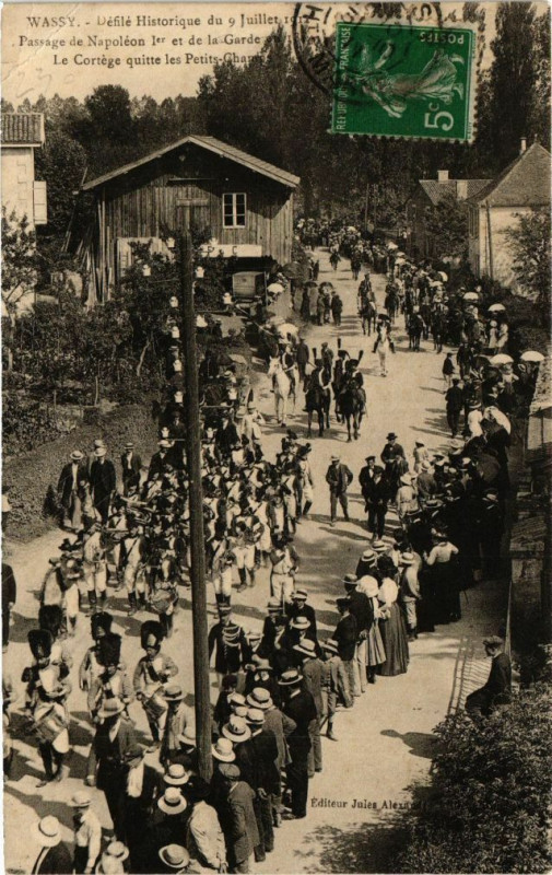 Carte postale ancienne Wassy - Defile Historique à Wassy