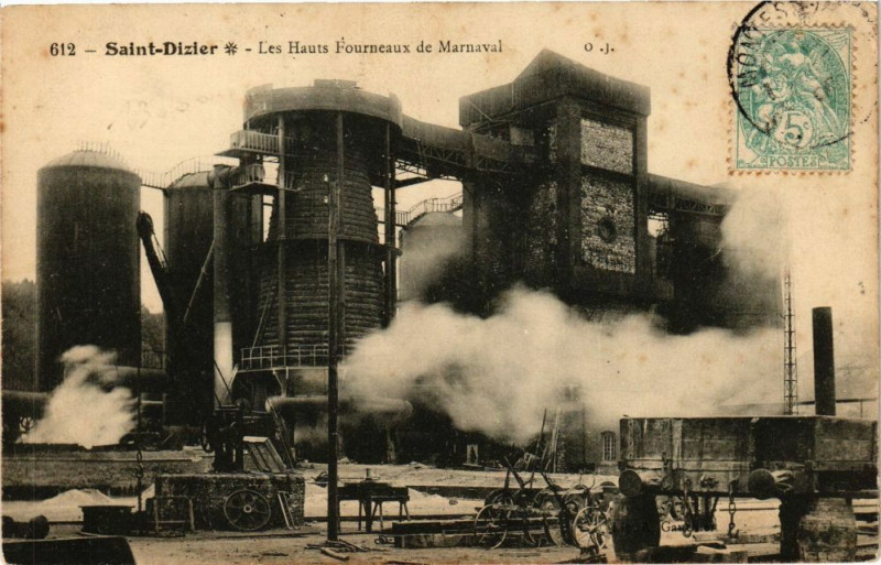 Carte postale ancienne Saint-Dizier - Les Hauts à Saint-Dizier