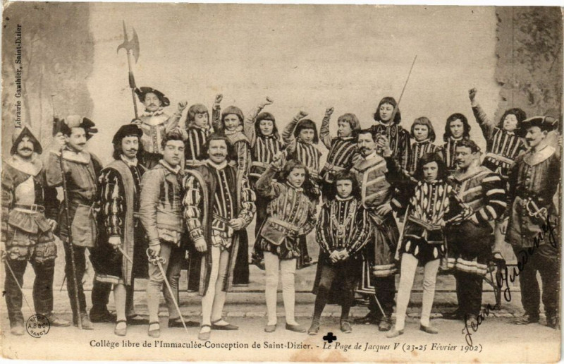 Carte postale ancienne Saint-Dizier - Le Page de Jacques à Saint-Dizier