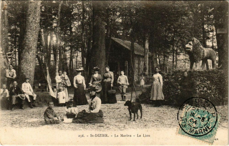 Carte postale ancienne Saint-Dizier - La Marina à Saint-Dizier