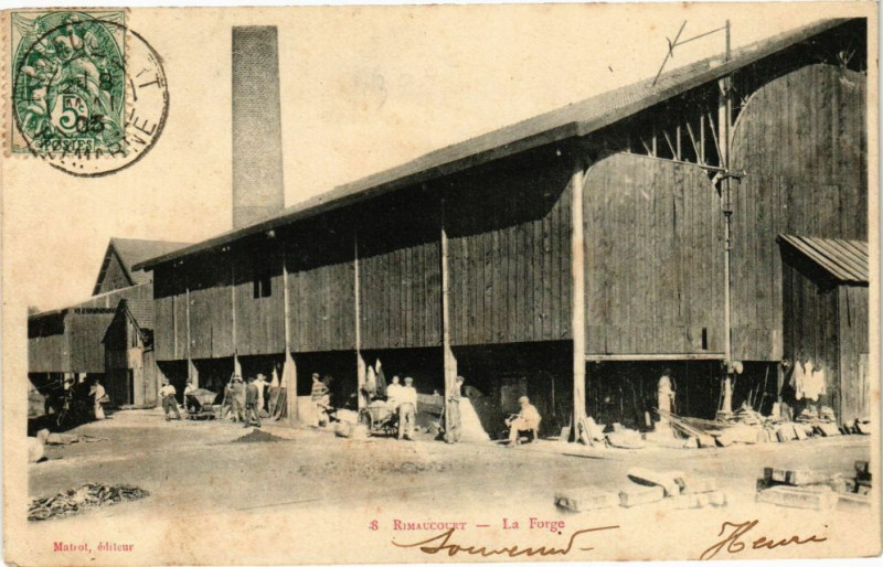 Carte postale ancienne Rimaucoirt - La Forge