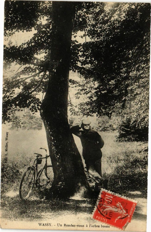 Carte postale ancienne Wassy - Un rendez Vous à Wassy