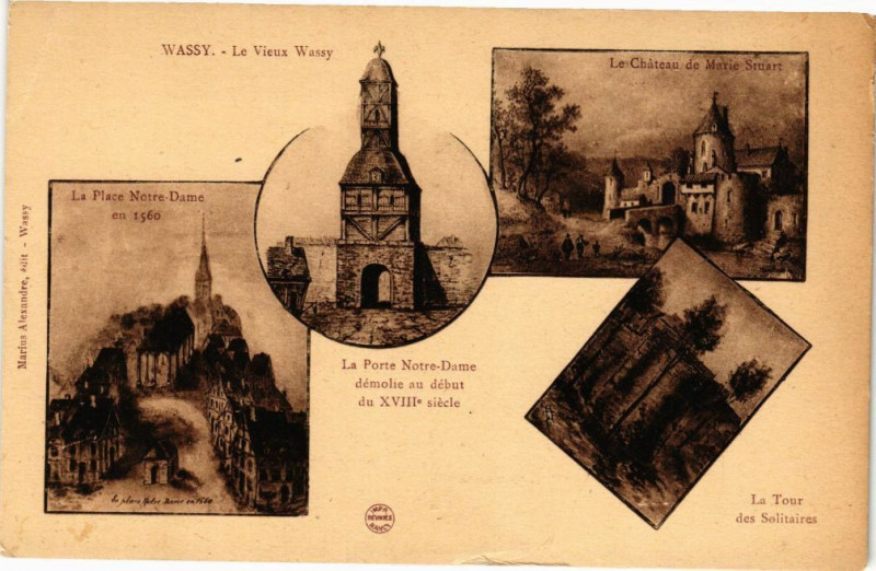 Carte postale ancienne Wassy - Le Vieux Wassy à Wassy