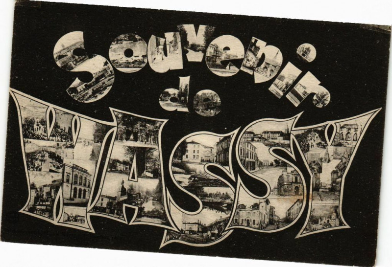 Carte postale ancienne Souvenir de Wassy à Wassy