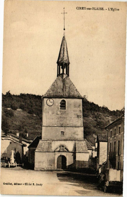 Carte postale ancienne Cirey-sur-Blaise - L'Eglise à Cirey-sur-Blaise