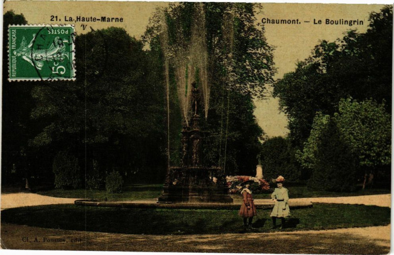 Carte postale ancienne Chaumont - Le Boulingrin à Chaumont