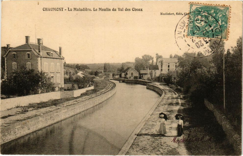 Carte postale ancienne Chaumont - La Maladiere à Chaumont