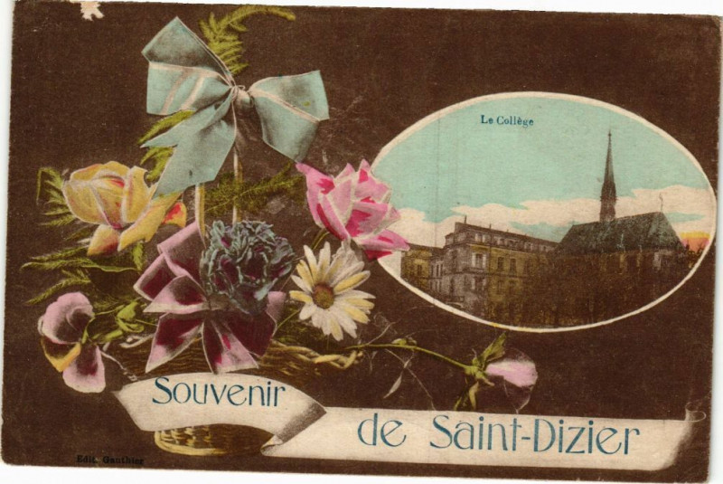 Carte postale ancienne Souvenir de Saint-Dizier à Saint-Dizier