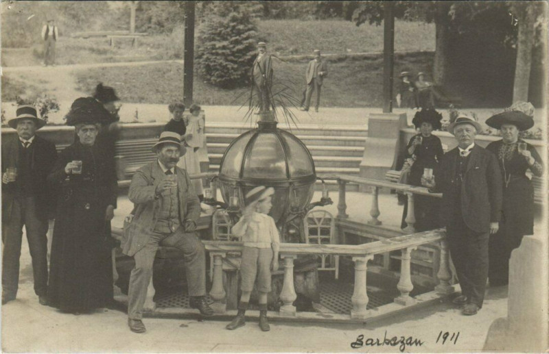 Carte postale ancienne Barbazan Les Thermes, carte photo