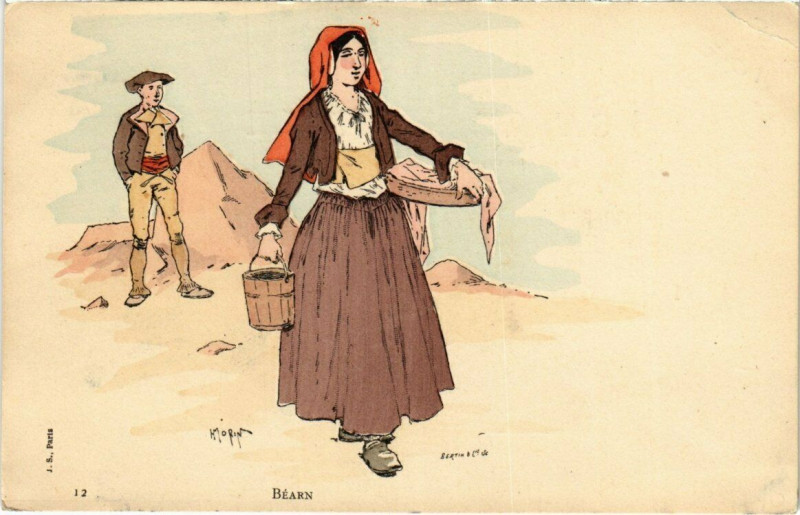 Carte postale ancienne Béarn