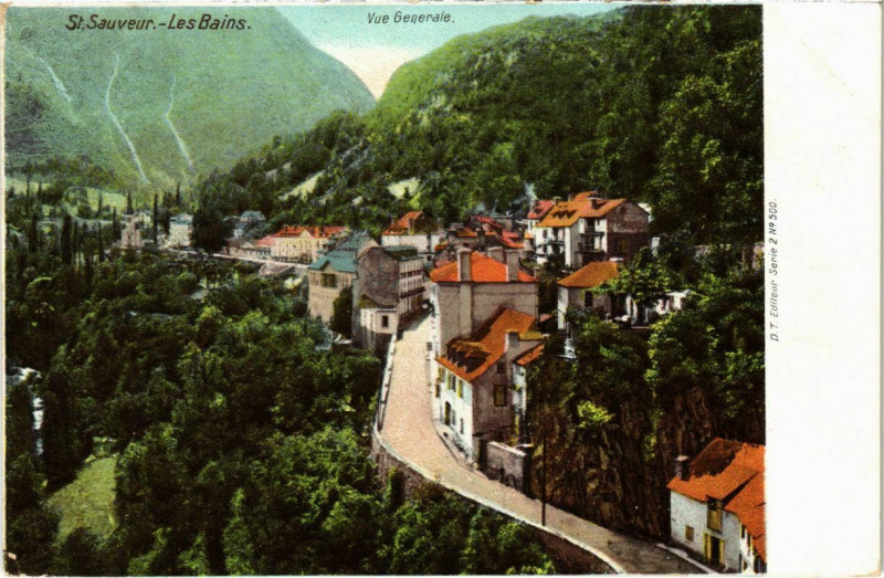 Carte postale ancienne St.Sauveur - Les Bains
