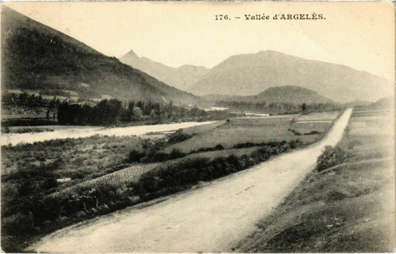 Carte postale ancienne Vallée d'Argeles