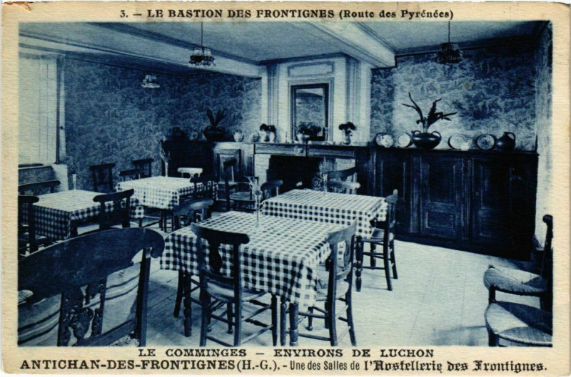 Carte postale ancienne Le Bastion des Frontignes (Route des Pyrénées)