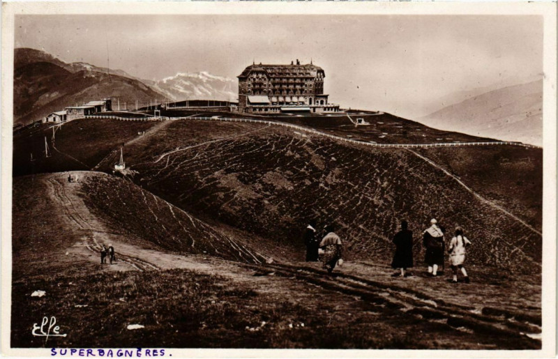 Carte postale ancienne Luchon - Superbagnéres à Luc